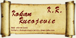 Kokan Rucojević vizit kartica